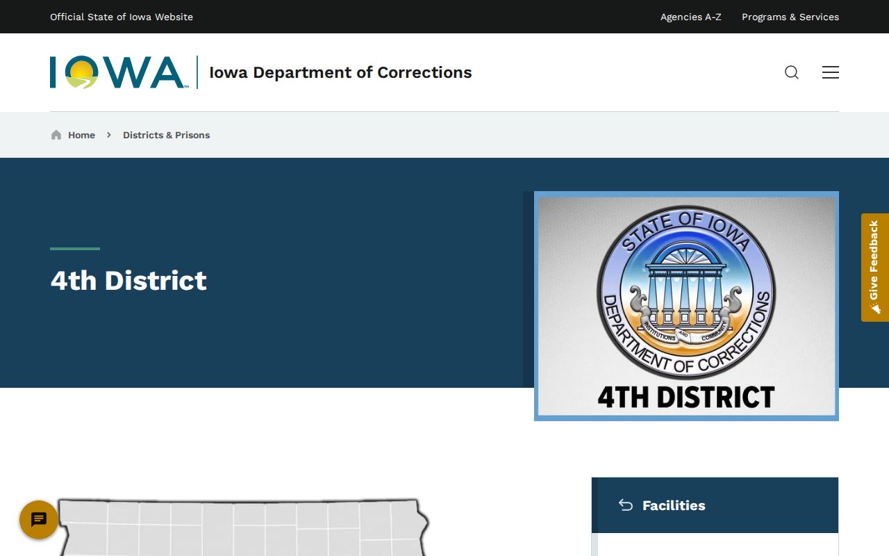 Fourth Judicial District Audubon County probation records information