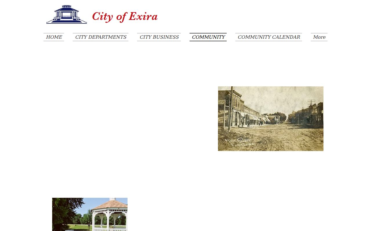 Exira history source for Exira criminal records context