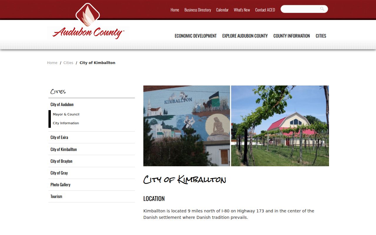 Official Kimballton city source for Kimballton criminal records routing